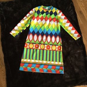 Vintage Semon Frelich 70s Hipster Dress